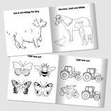 Guess Who Moo Colouring Book