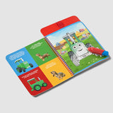 Farm Machines Magic Painting Book