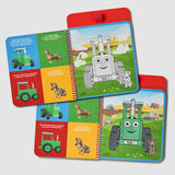 Farm Machines Magic Painting Book