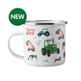 Farmyard Enamel Mug