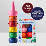 Tractor Ted Stacking Crayons