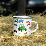 Farmyard Enamel Mug