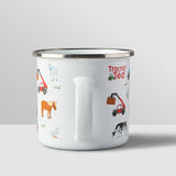 Farmyard Enamel Mug