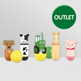 Tractor Ted Wooden Farm Skittles