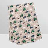Tractor Ted Cuddle Cotton Blanket