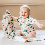 Tractor Ted Cuddle Cotton Blanket