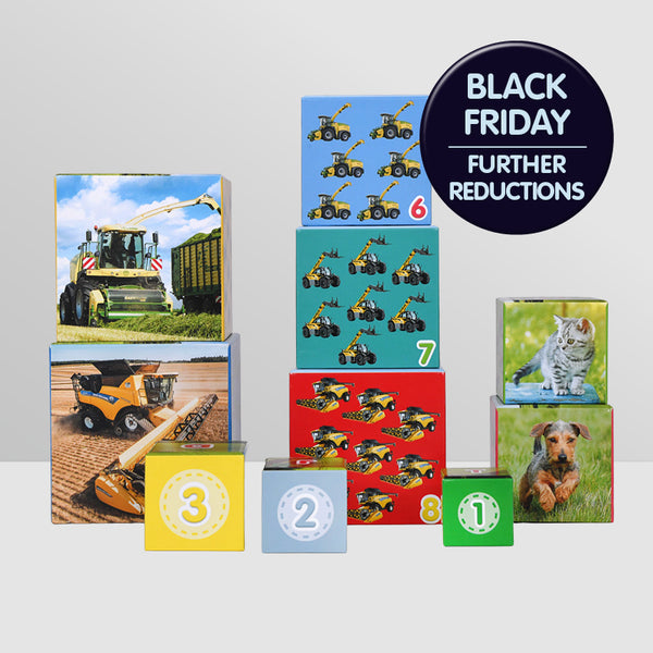 Tractor Ted Stacking Cubes