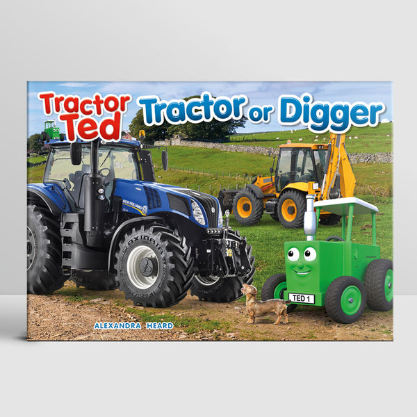 Tractor or Digger Storybook