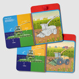 Farm Machines Magic Painting Book