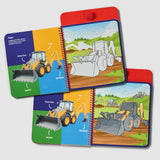 Farm Machines Magic Painting Book