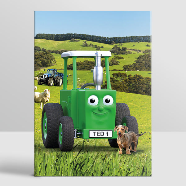 Tractor Ted & Midge Greeting Card