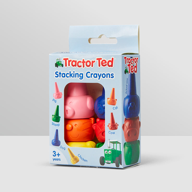 Tractor Ted Stacking Crayons