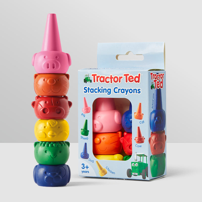 Tractor Ted Stacking Crayons