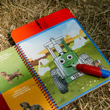 Farm Machines Magic Painting Book