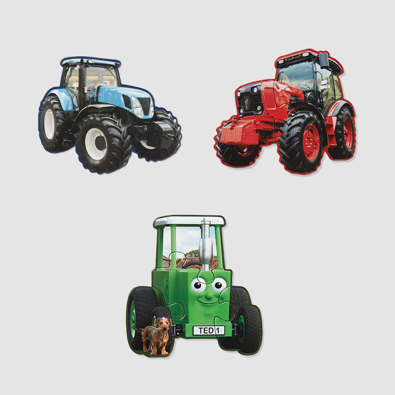 Tractor Ted 3 Picture Puzzles