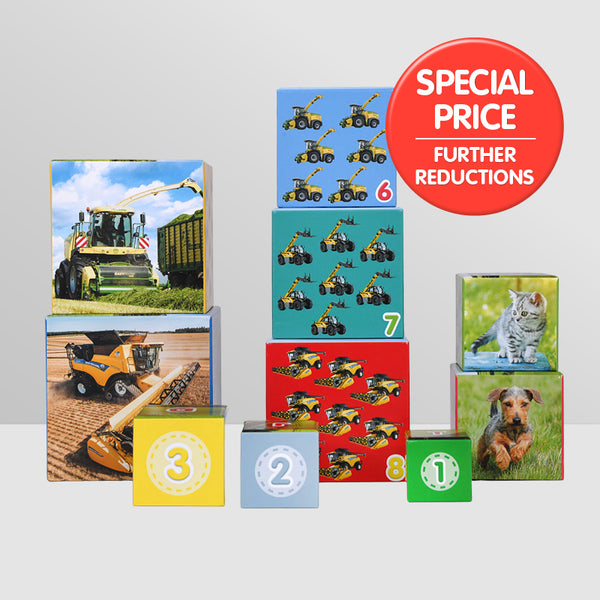 Tractor Ted Stacking Cubes