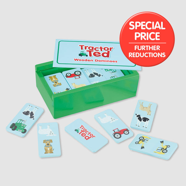 Tractor Ted Wooden Farm Dominoes
