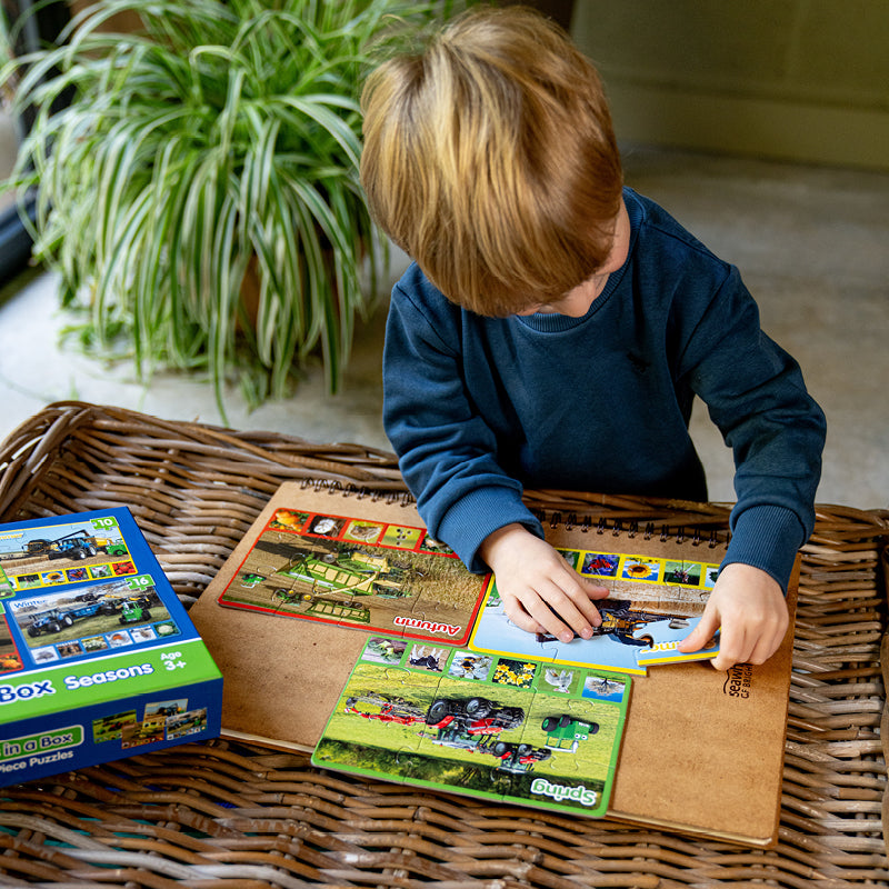 Tractor Ted 4 Puzzles in a Box