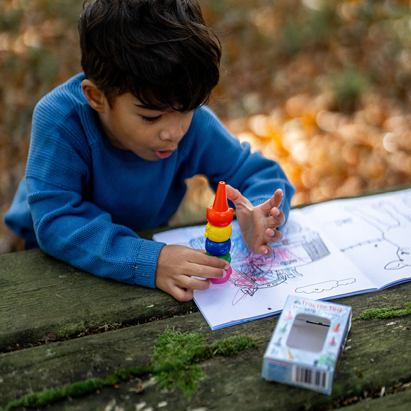 Tractor Ted Stacking Crayons