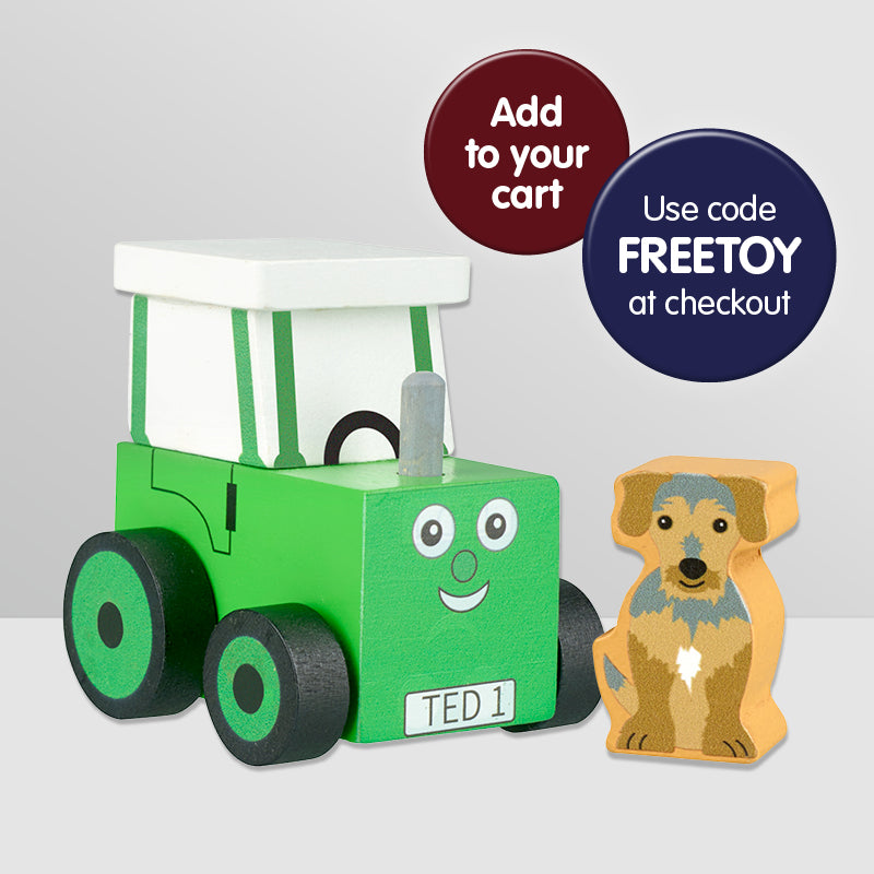 Tractor Ted and Midge Toy Set