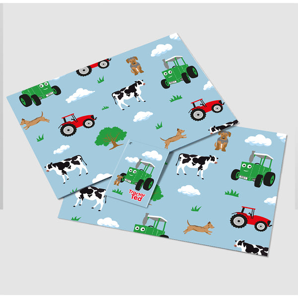 Tractor Ted Wrapping Paper & Gift Tag Set