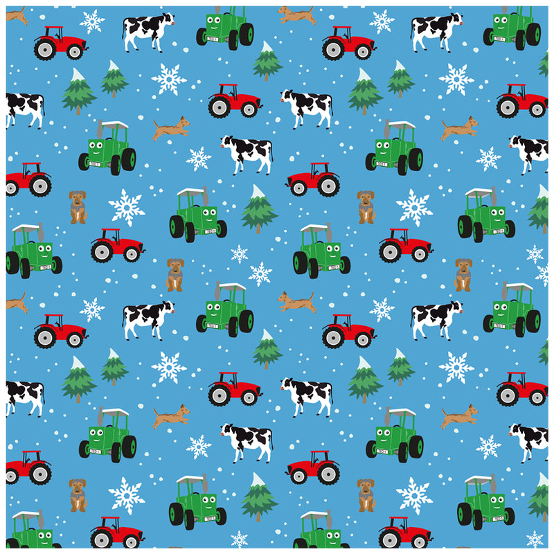 Tractor Ted Christmas Wrapping Paper Set