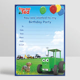 Tractor Ted Party Invitations