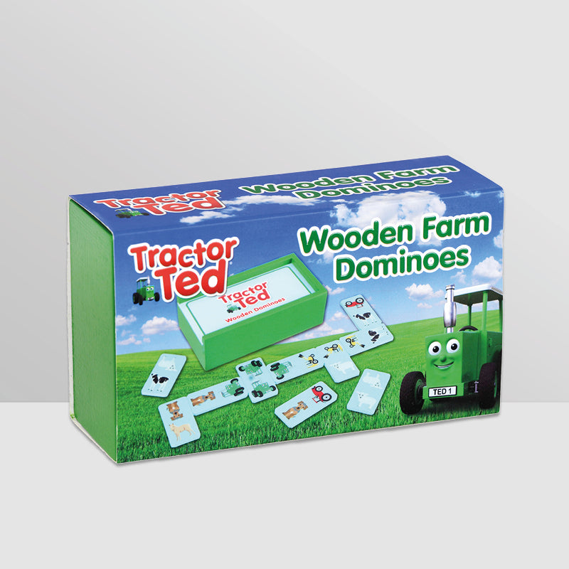 Tractor Ted Wooden Farm Dominoes