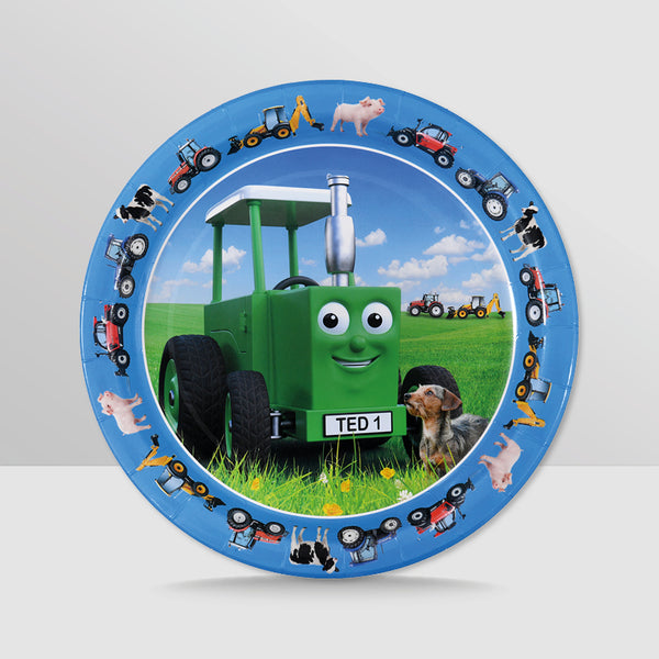 Tractor Ted & Midge Party Plates