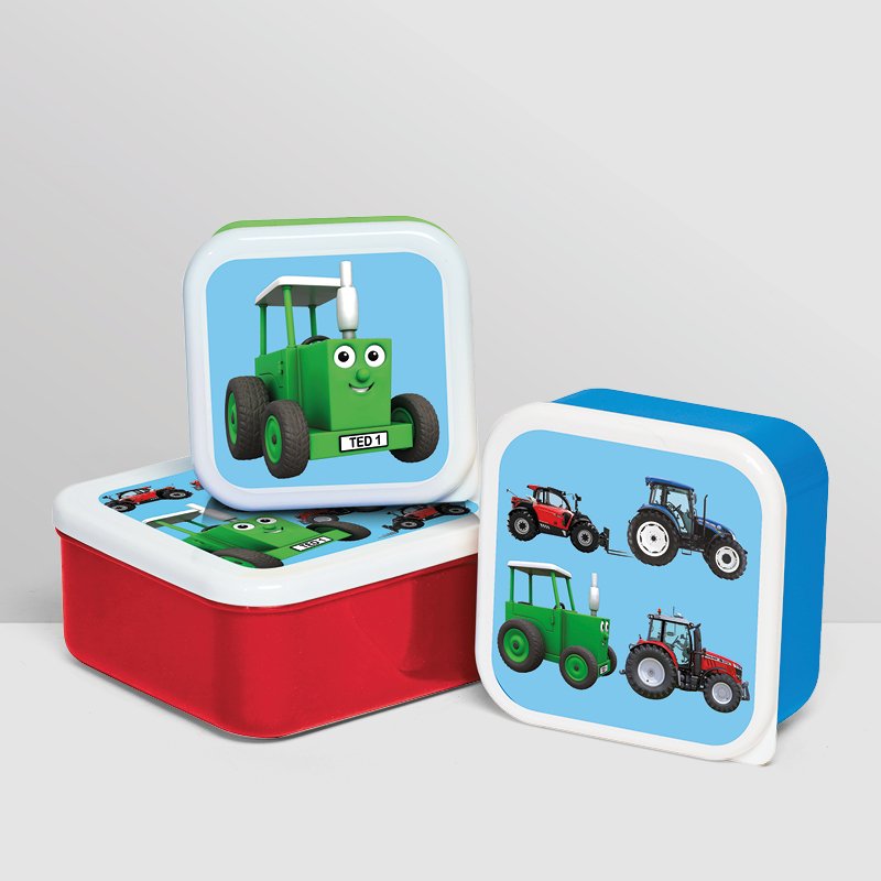 Tractor Ted Snack Pots
