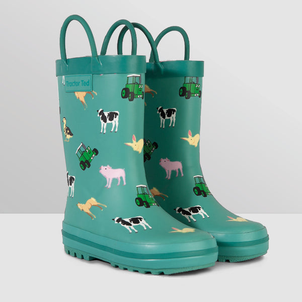 Baby Animals Pull-on Wellies